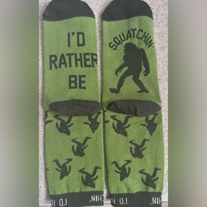 Green Sasquatch Casual Socks